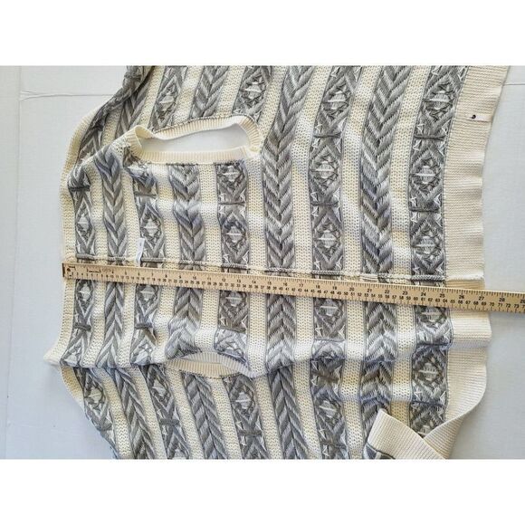 Woolrich Knit Women's Medium Sienna Geometric Southwest Open Front Waterfall - Picture 5 of 5